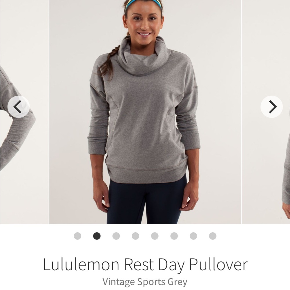 Lululemon Athletica Rest Day Pull Over - Gray